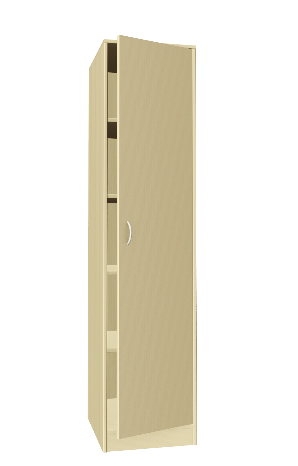 Hochschrank tief mit Tür, 47 cm breit