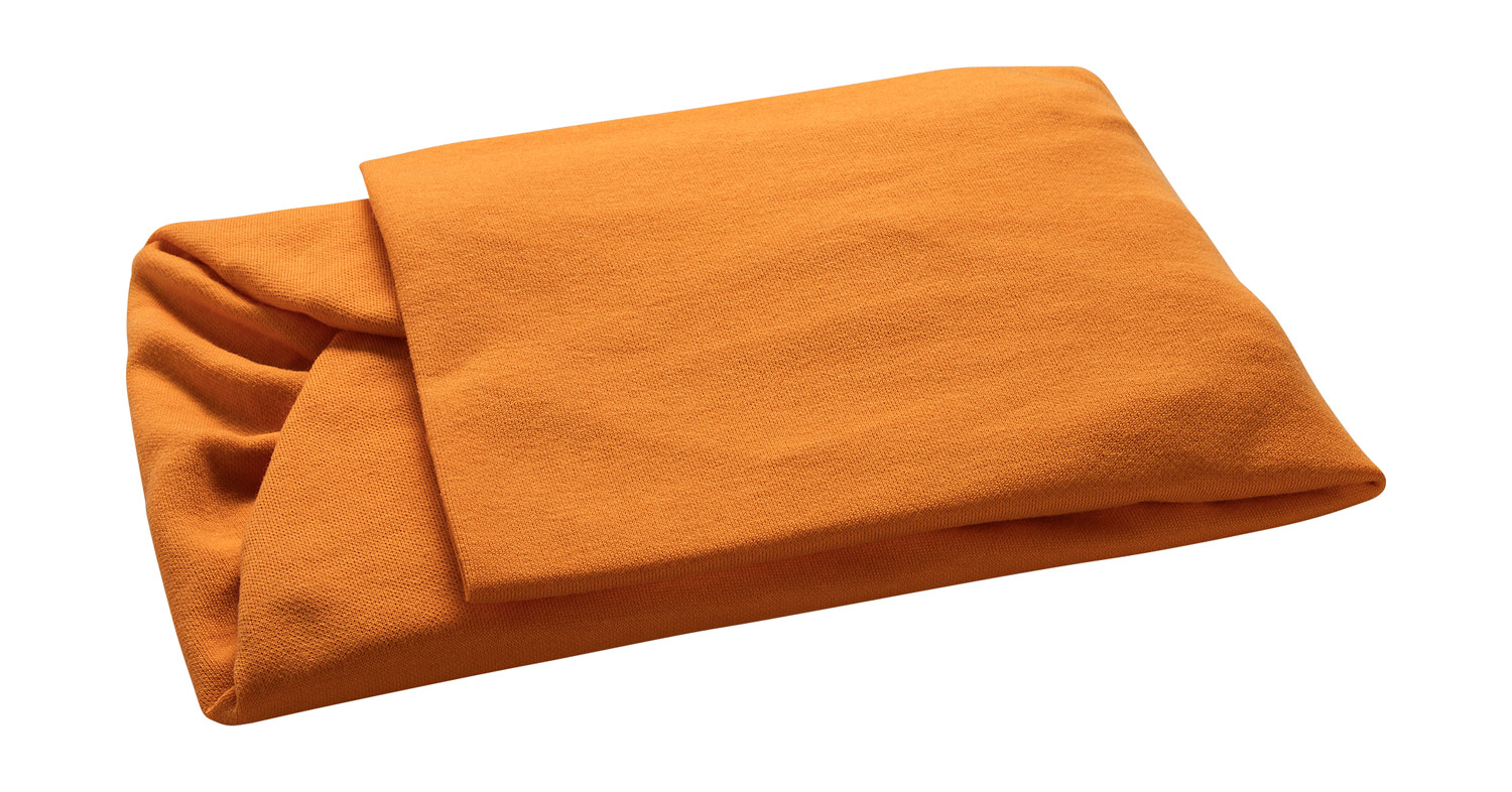 Spannbetttuch orange 135 x 58 cm