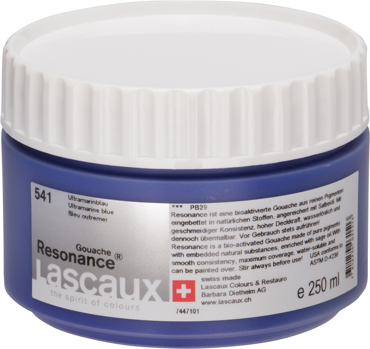 Lascaux Resonance® Gouache ultramarinblau