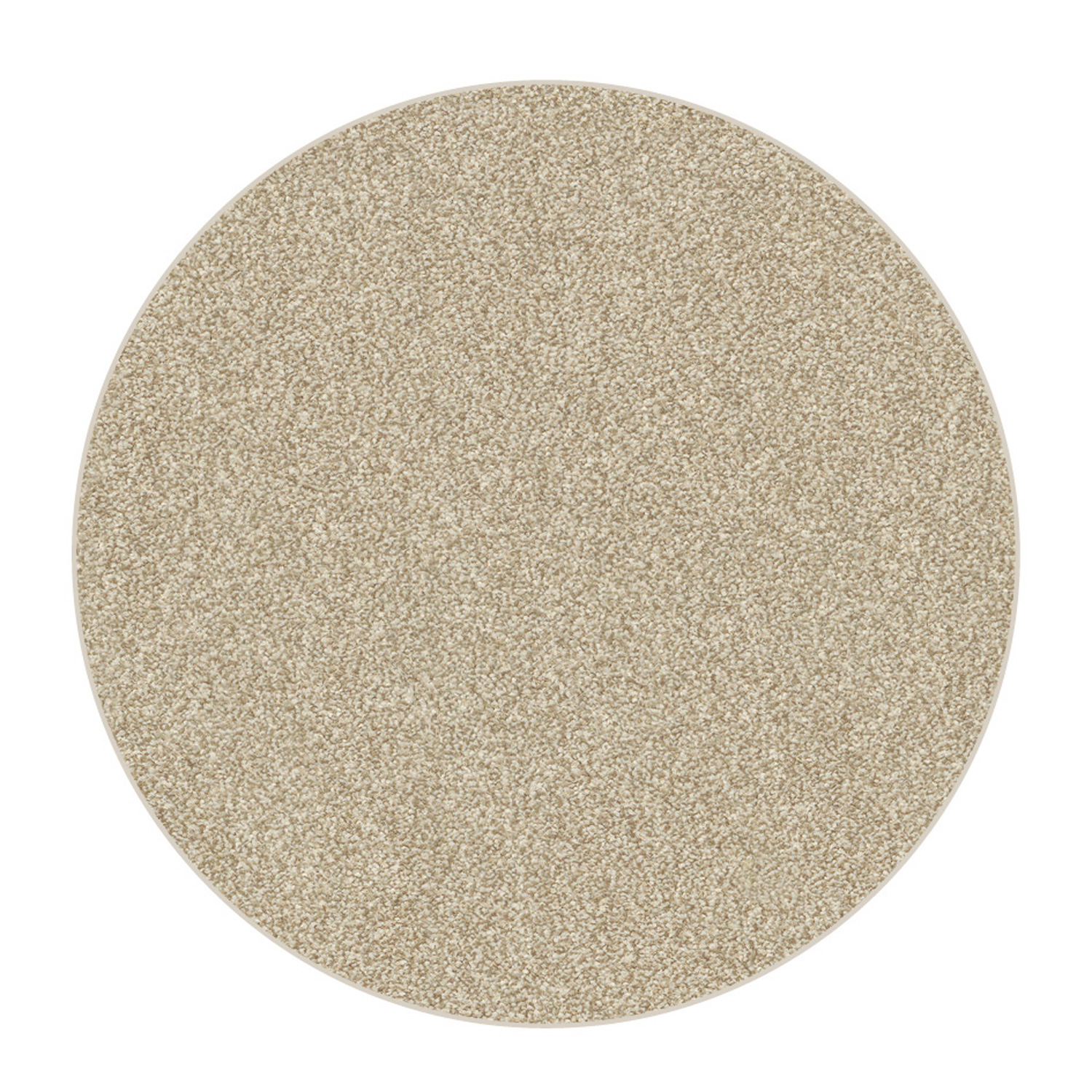 Velourteppich Solido rund Ø 200 cm, 33 beige