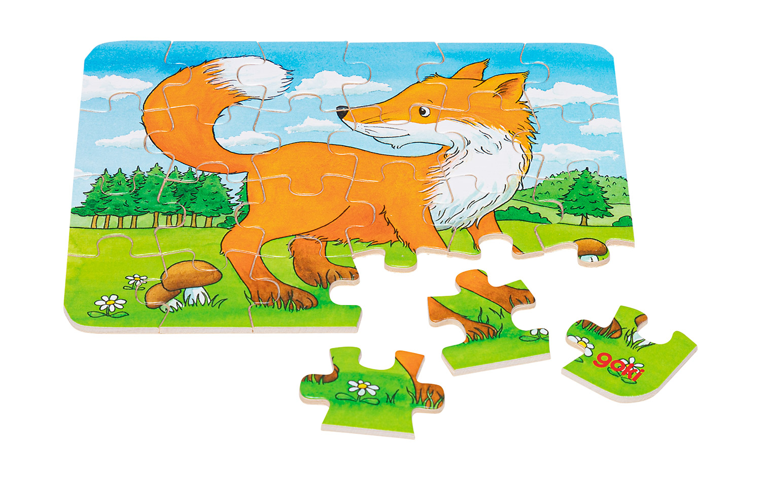 Minipuzzle Waldtiere