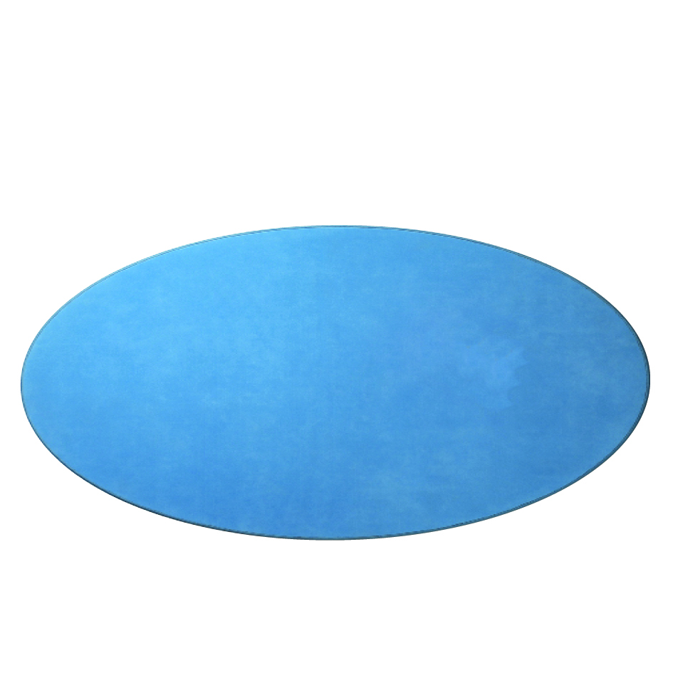 Spielteppich Oval blau