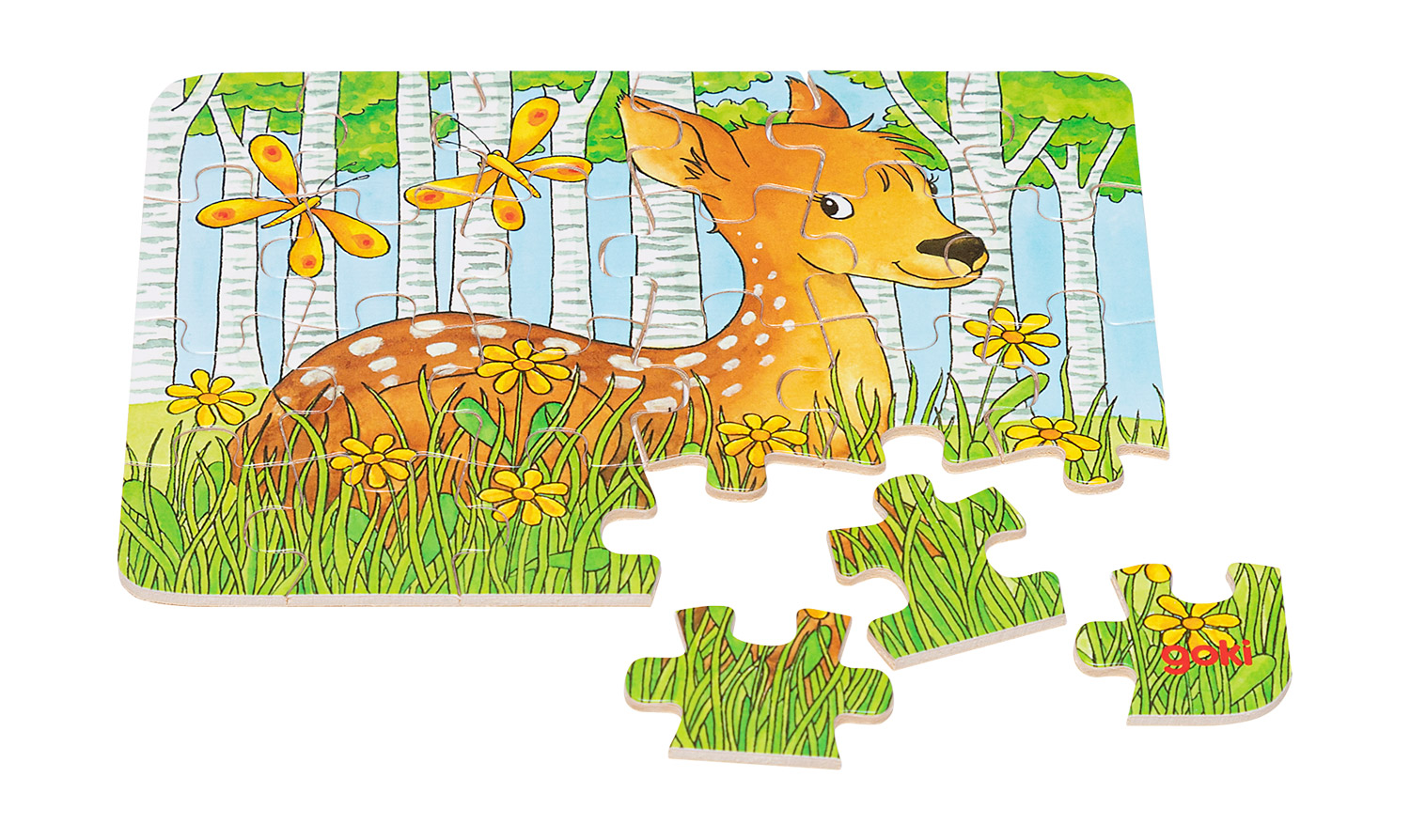 Minipuzzle Waldtiere