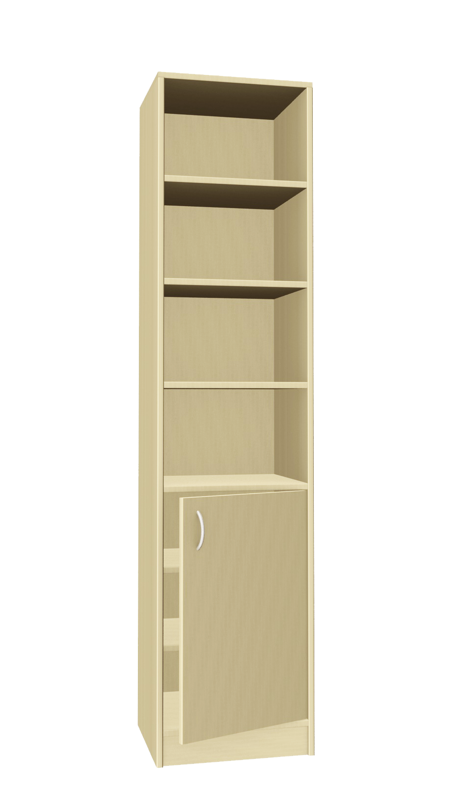 Hochschrank mit Tür unten, 47 cm breit