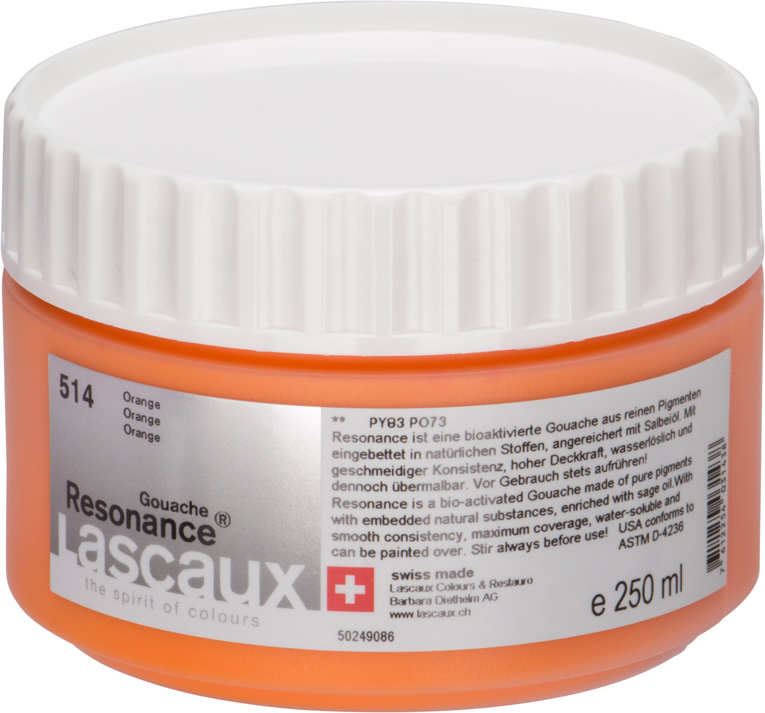 Lascaux Resonance® Gouache orange